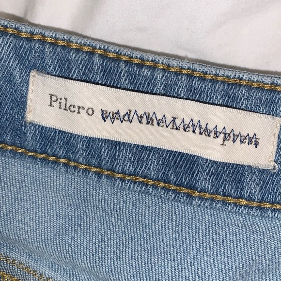 Anthropologie Pilcro Letterpress high waist wide leg jeans women’s size 28 - Picture 5 of 15